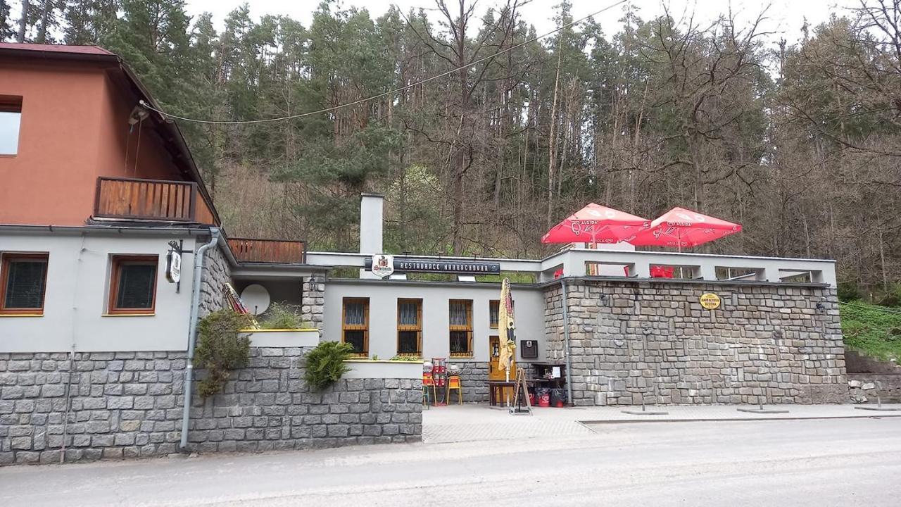 ホテル Lesni Restaurace Harrachovka ターボル エクステリア 写真